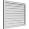 Ekena Millwork Vertical Surface Mount PVC Gable Vnt: Non-Functional, w/2"W x 1-1/2"H, Brickmould Frame, 36"W x 28"H GVPVE36X2802SN - alternate 5